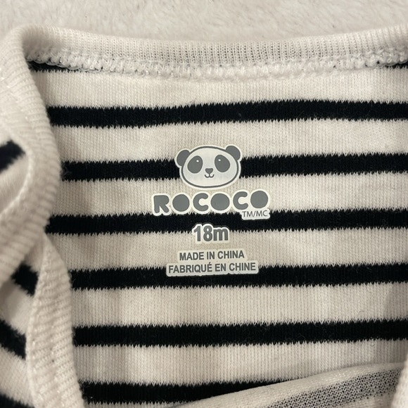 Rococo zebra theme bodysuits set of 3 - Picture 6 of 7